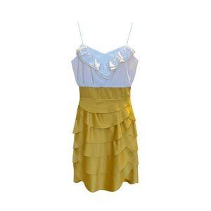 Esley Yellow Mini Dress Size S